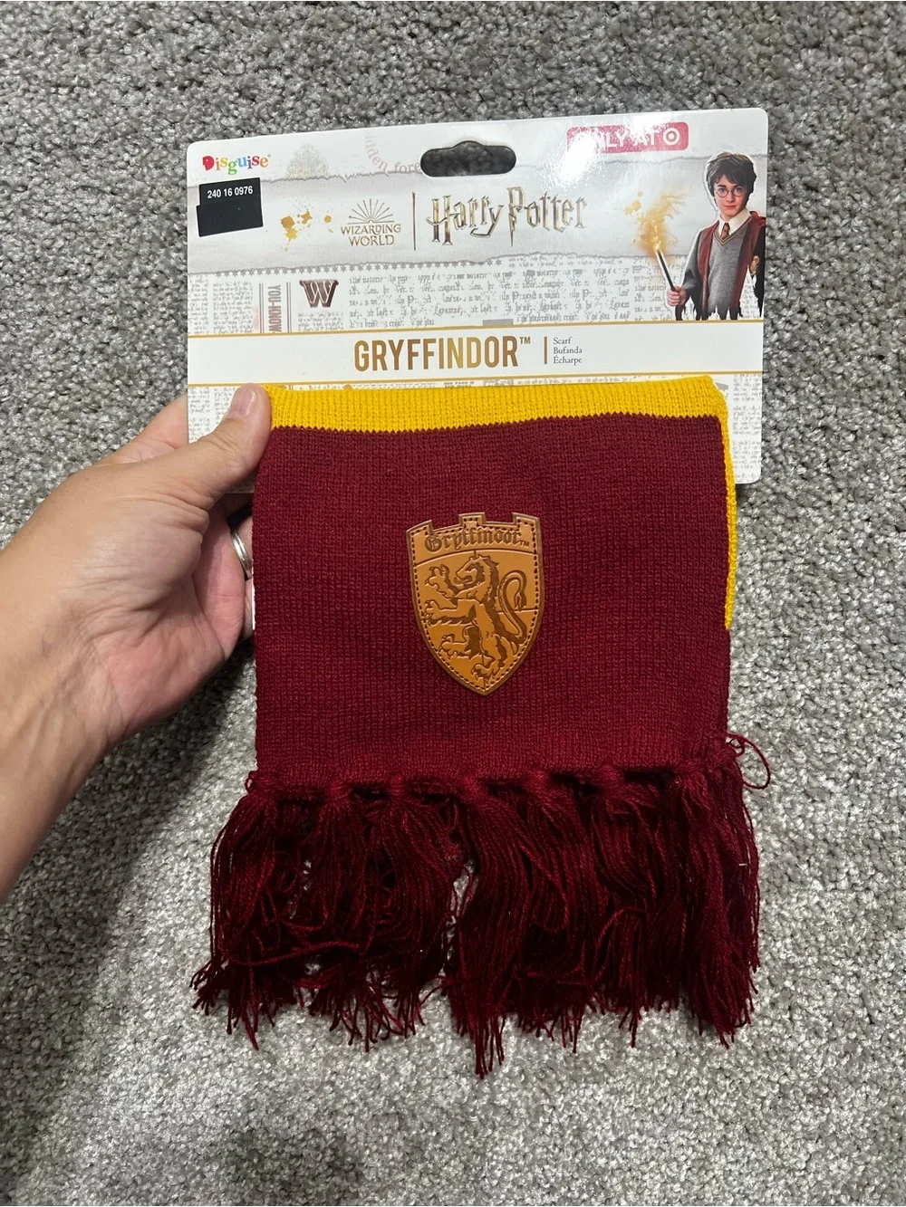 Disguise Harry Potter Gryffindor House Scarf costume New